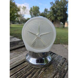 Vintage Wall Mount Bathroom Light Fixture With Art Deco Globe Plus Outlet